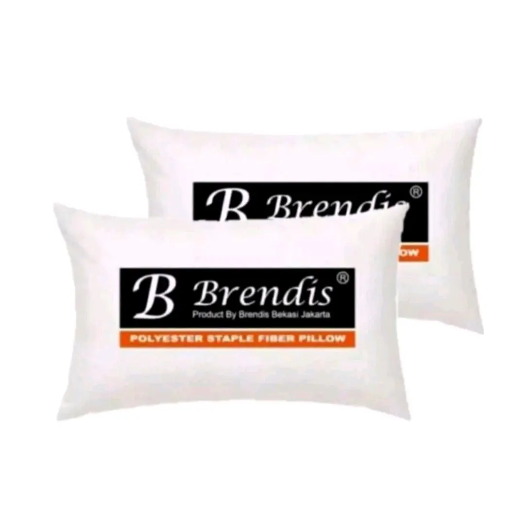 PAKET 2 Bantal  Brendis 100% Original kualitas Hotel berbintang mewah Lembut Putih Guling