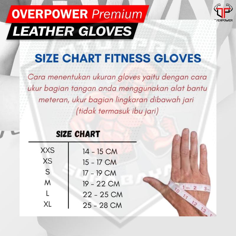 OTOTPRO Premium Leather Gloves/Sarung Tangan Fitness/ Glove Kulit/ Gym 1