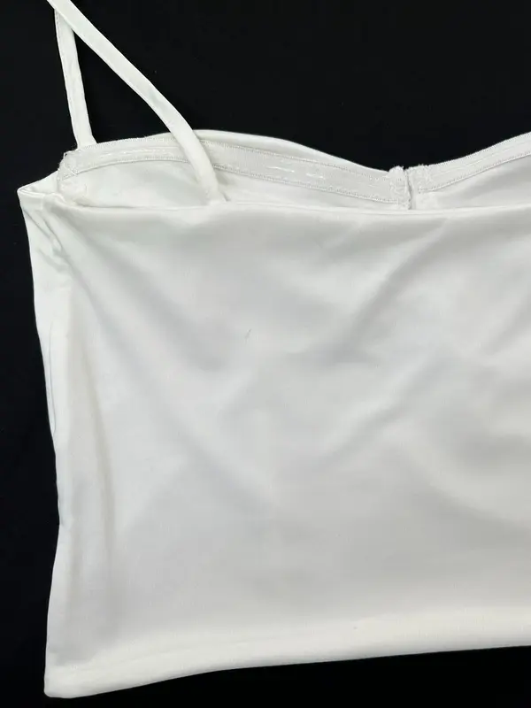 Women's Solid Color  Crop Cami Top, Casual Fashion Sleeveless Top for Daily Outdoor Wear, Ladies Clothes for Summer 7