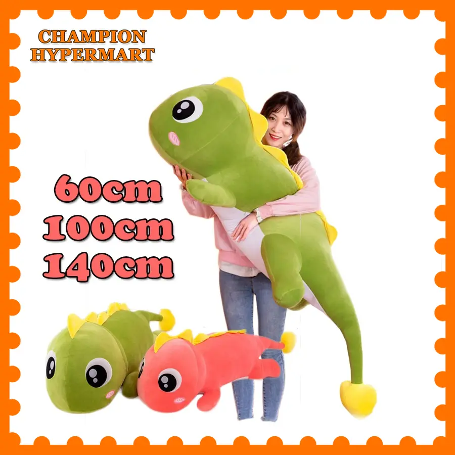 Bantal dino bear dinosaur plushie plush toy doll creative software feather cotton