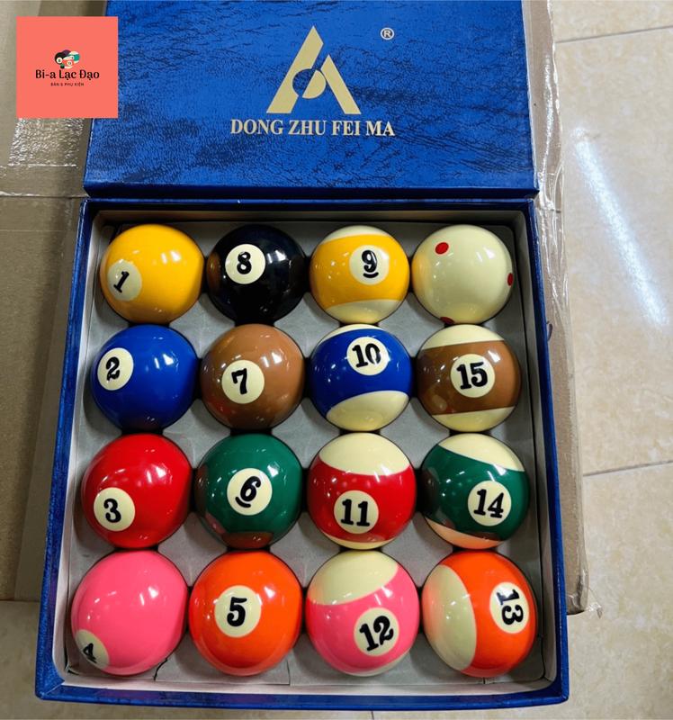 Bóng bida, Bộ Bi A dùng CLB/cá nhân - Nhập khẩu Đài Loan - Bóng chữ A - Cô Gái - Hàn Quốc loại 16 quả
