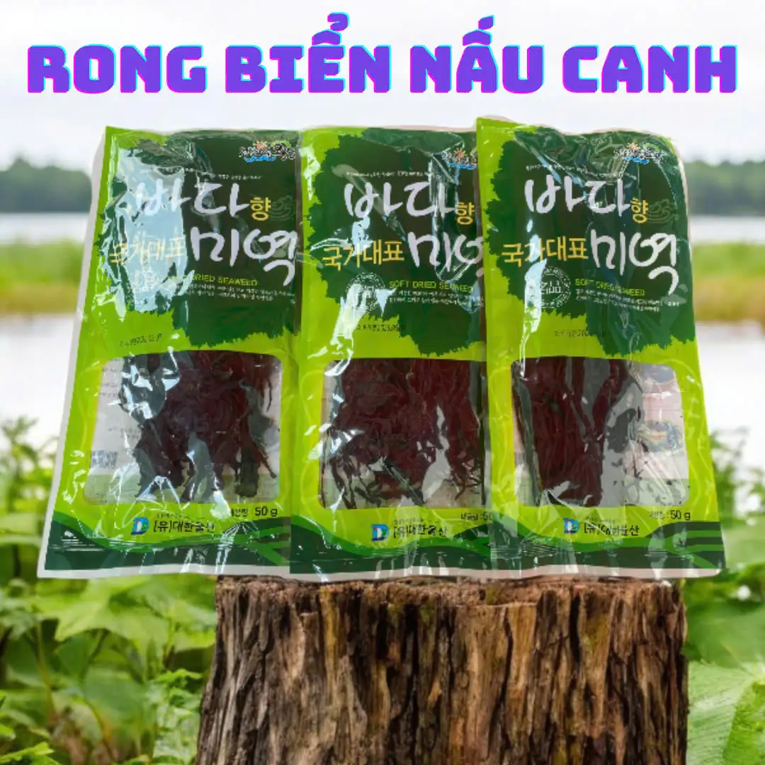 COMBO 3 gói rong biển nấu canh 50g Daehan Hàn Quốc - RONG BIỂN MẠNH NHUNG