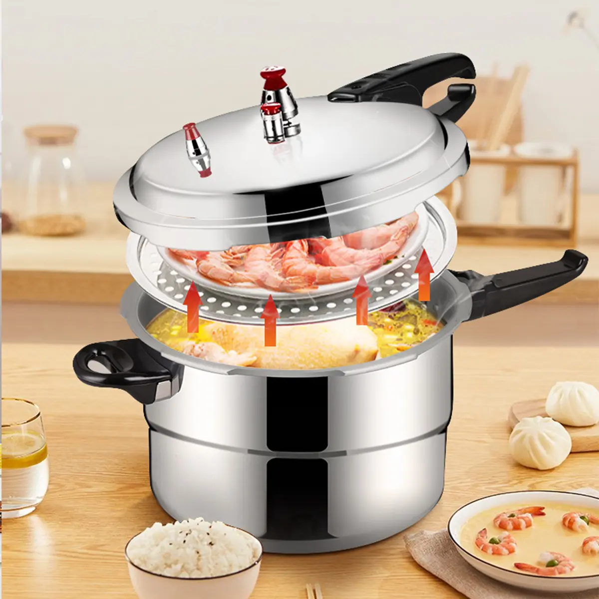 Micromatic Pressure Cooker Pressure Boiler Vacuum Pressure Cooker Multi ...