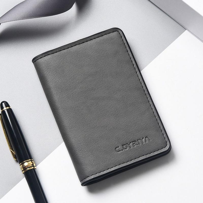 Product Introduction of Casual Korean Style Retro Card Bag Solid Color Wallet Mini Wallet PU Multiple Card Slots Business Card Holder Women 13