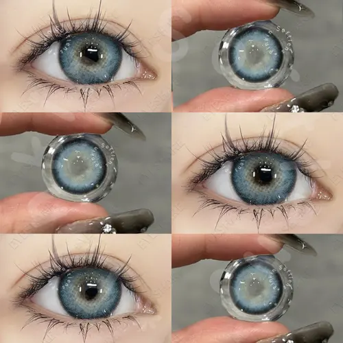 PINKINSOFTLENS My Moonwalk Gray Brown Blue By Pinkin Softlen Wedding Normal sd -10.00 1 Pasang Lensa Kontak Warna Diameter 14.5mm Lensa Kontak softlen Soft Lens Murah 1