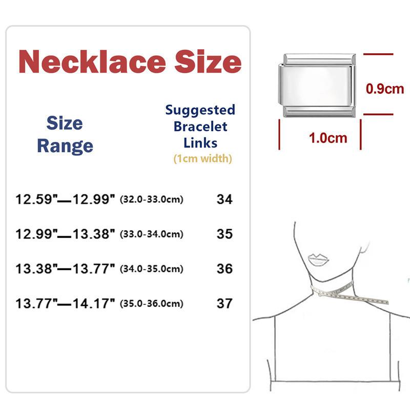 Product Introduction of Charm Italian Modular Charm Bracelet Links Fit 9mm Bracelet Stainless Steel DIY Making 22