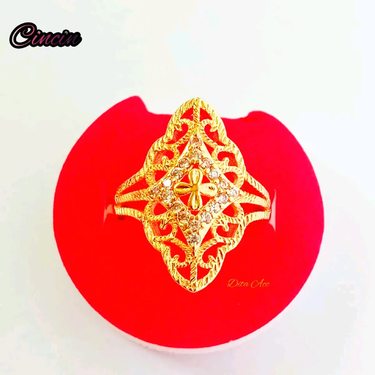 Cincin Wanita Model Rendo Terbaru,  Unik Fashion Perempuan