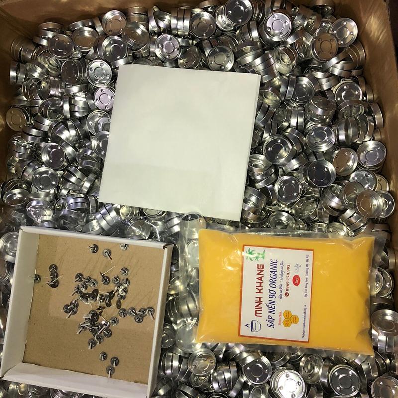 Combo set tự làm 100 viên nến bơ, nến tealight, nến trà, nến trang trí, nến cúng chúng sinh, nến cúng dường, nến bơ DIY Decor Nến Thơm Decor Phòng Dầu Thơm nguyên liệu