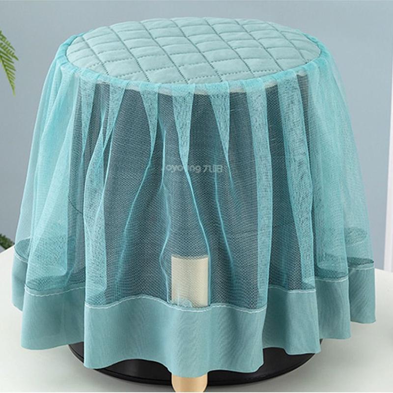 Product Introduction of Appliances Decor Universal Air Fryer Dust Cover Embroidered Flower Lace Fabric Appliance Dust Protection Cover Multifunctional Durable Electric Cooker Dustproof Cover Kitchen Appliance Dust Protection 17