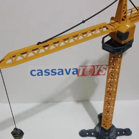 Diecast Miniatur Alat berat Crane Hang Tower Toy