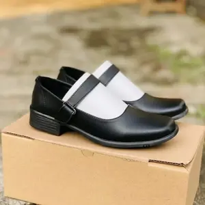 Sepatu Pantofel Wanita Hak 3cm Warna Hitam Untuk Paskibra dan Sekolah Size 37 - 41