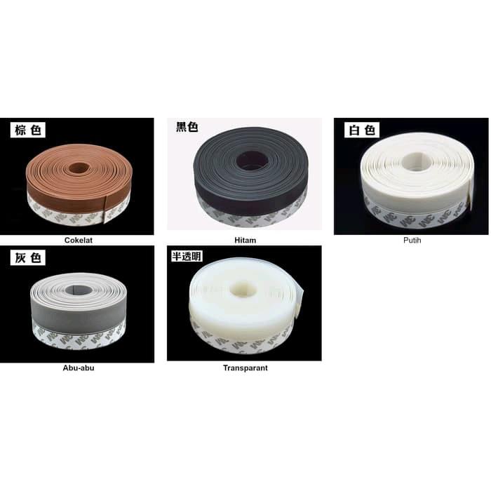 DOOR SEAL STRIP PENUTUP CELAH BAWAH PINTU JENDELA/PENAHAN DEBU  SERANGGA KECOA BEST 2