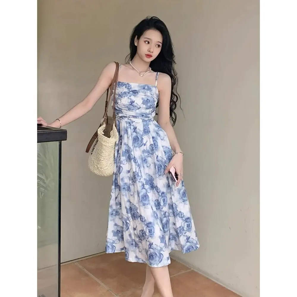 7850 korean sage green floral long Fitted dress for woman wedding elegant  summer cocktail dress plus size - TikTok Shop Philippines