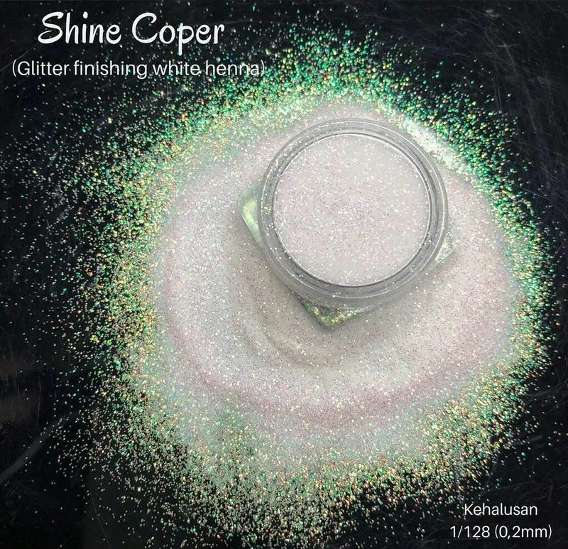 GLITTER FINISHING WHITE HENNA 2