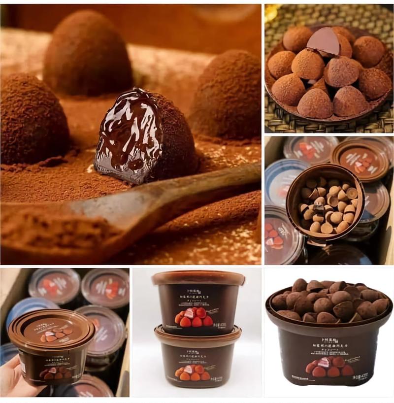 Product Introduction of Chocolate tươi  Nama  hộp 408g tầm 80 viên Snack Food Snack Food  Ăn Vặt sôcôla  socola truffles 1