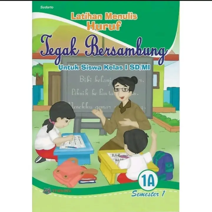 harga satuan buku latihan menulis huruf Tegak bersambung untuk kelas 1,2,3 semester 1 dan 2 penerbit Arya duta 1