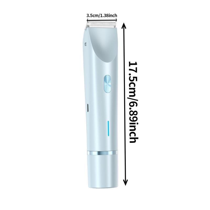 Electric Hair Trimmer, 1 Box Portable Rechargeable 2 in 1 Body & Face Epilator, Dual Head Trimmer for Face Armpit Legs, Shaver Women 1