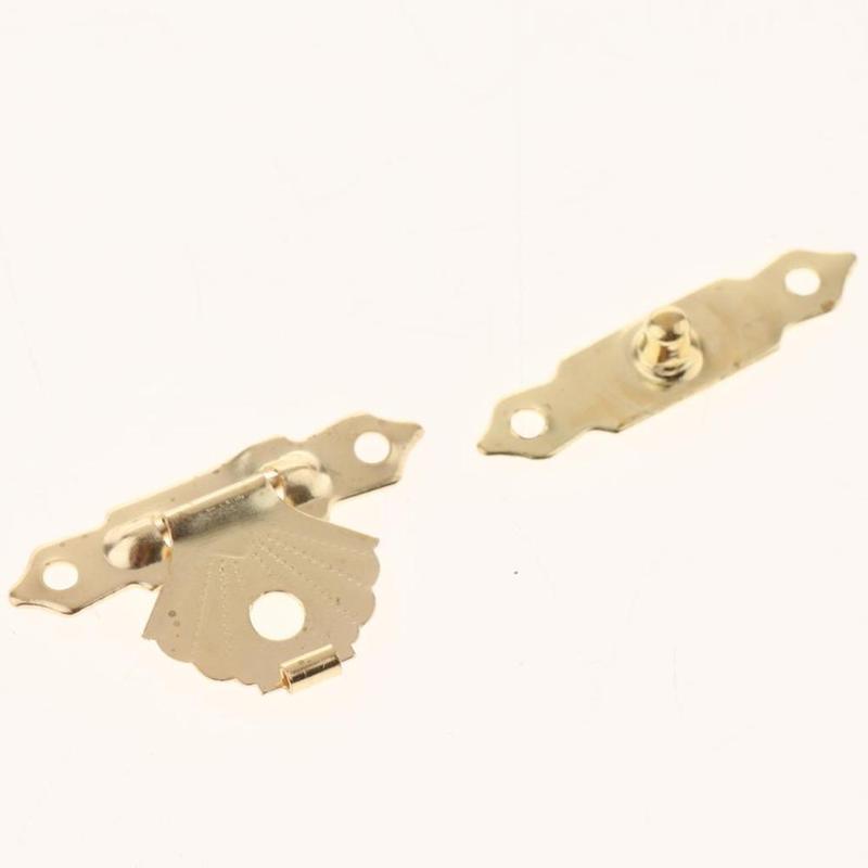 12pcs Antique Bronze Hasp Latch Mini Buckle Locks for Handmade Wooden Box 7