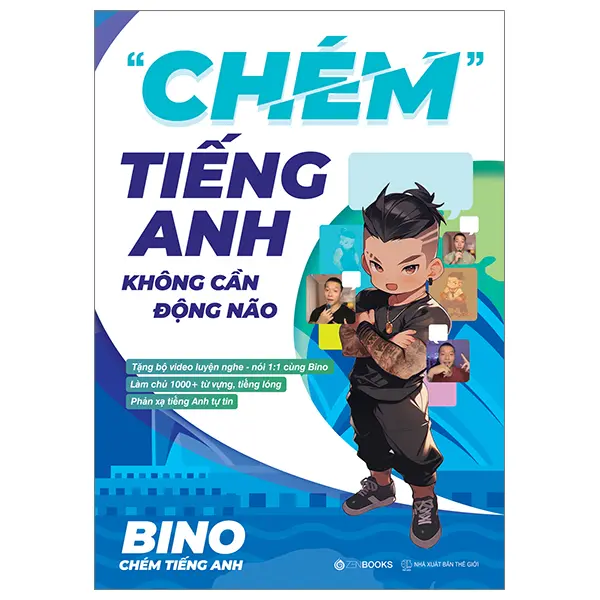 Sách - Chém Tiếng Anh Không Cần Động Não - Bino ( Zenbooks) 0
