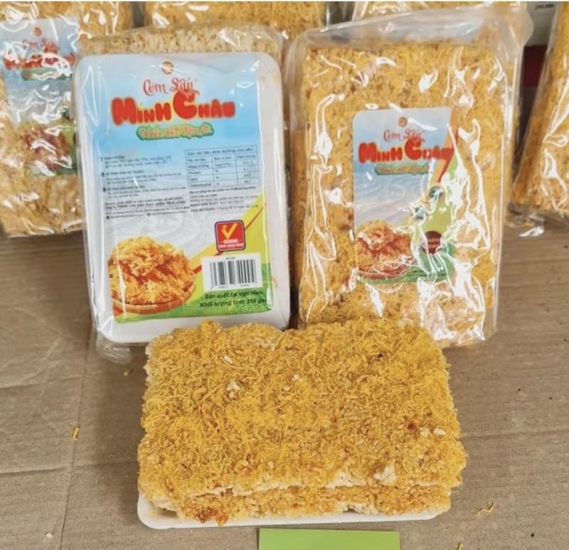COMBO 5-10 Gói Cơm Cháy Siêu Chà Bông Cơm Sấy Minh Châu Thơm Ngon Giòn Minh Châu Food.gói 2 Lớp 250gram