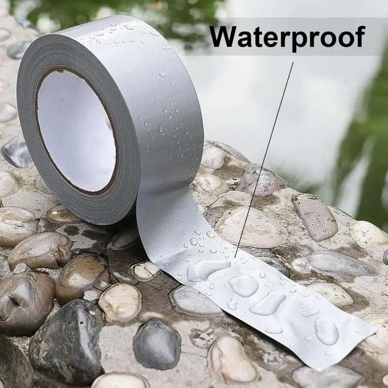 Waterproof Tape, Multi-purpose Silver Heavy-duty Pipeline Tape, Suitable for Indoor and Outdoor, Repair, Packaging, Shading Applications 4