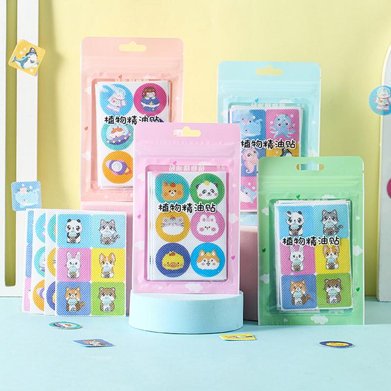 36pcs Cartoon Mosquito Patch Pure Plant Essential Oil Anti-Mosquito Repellent Patch Stickers For Children Toddler Infant Kids 2