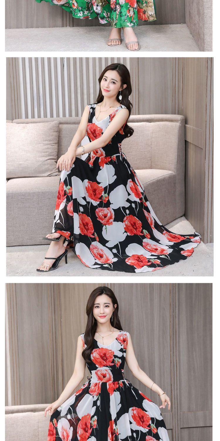Product Introduction of Váy Lụa Lạnh Có Dây Đeo, Hàng Mới Về Mùa Hè 2024, Dành Cho Phụ Nữ, Váy Đi Biển Cho Mẹ, Váy Vest Mỏng, Thanh Lịch, Váy Dài, Quần Áo Nữ 32