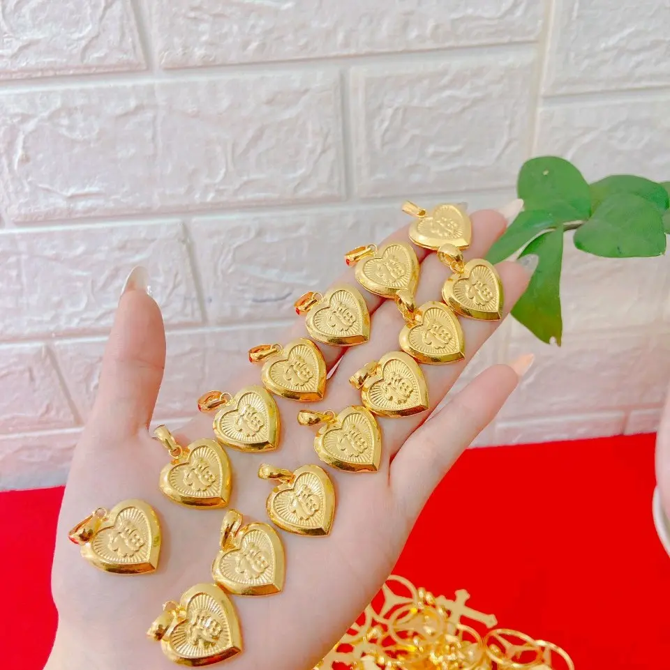 mặt tim vàng chữ phúc