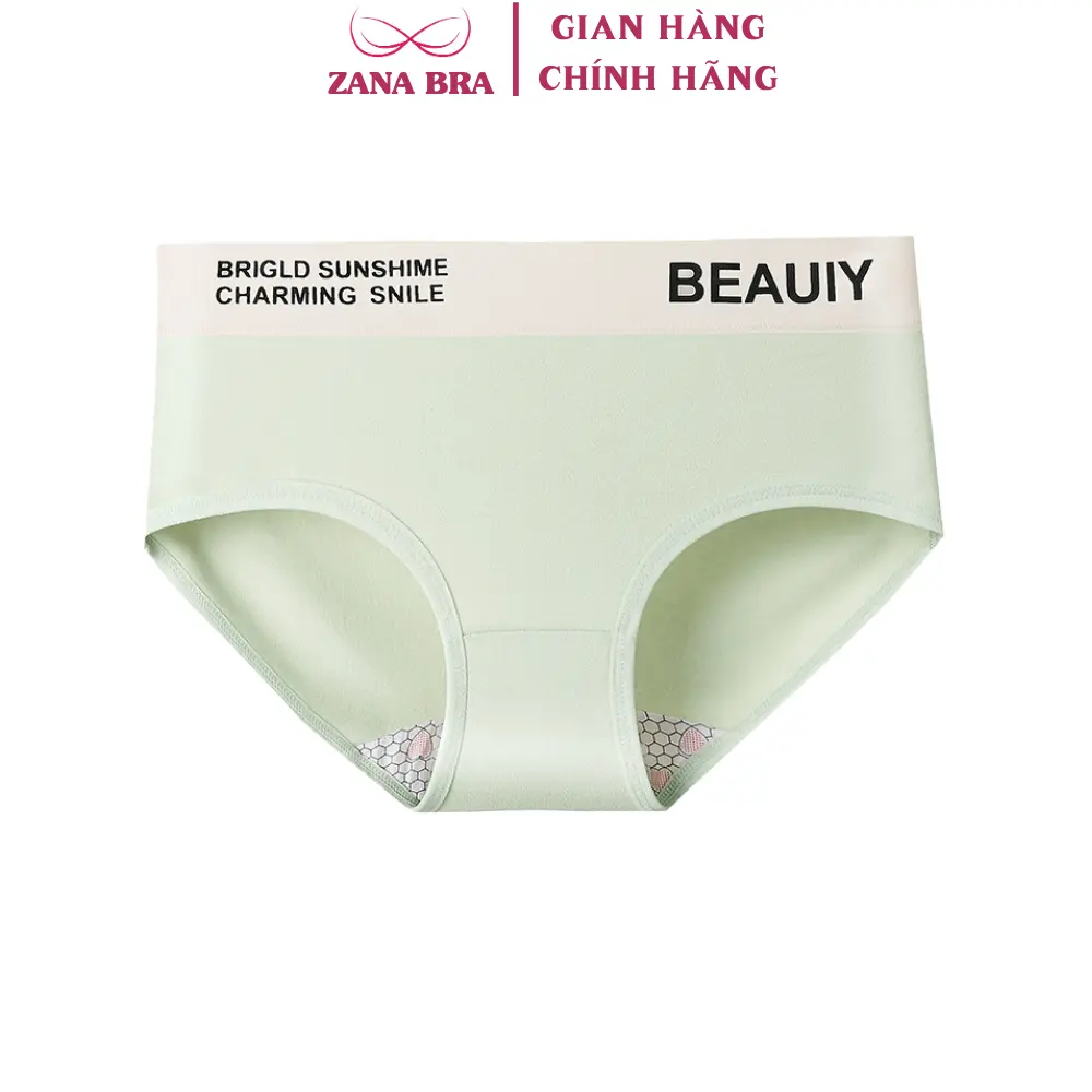 Quần lót nữ lưng chun chữ cạp vừa - Quần lót cotton mềm mịn, thoáng mát ZANABRA L909 Voi quần đáythấp  năng động