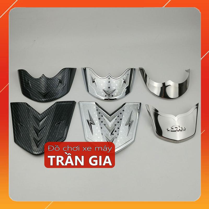 Bộ ốp mỏ đuôi dè INOX Carbon xe Sh nam 125 150 160 năm 2020 2021 2022 2023 2024 2025 chỉ mũi chắn bùn trước sau che mõm Sh Việt 125i 150i 160i