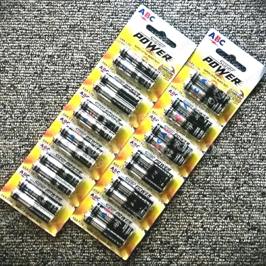 Batere ABC Super Power A3 (isi 12 ) 1,5V Baterai