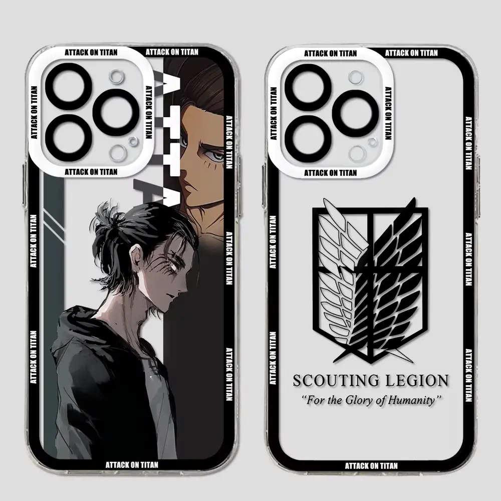 Ốp Điện Thoại Anime Attack On Titan, Dành Cho Samsung A73, A72, A71, A55, A54, A53, A52, A51, A50, A35, A34, A33, A32, A24, A23, A22, A15, A14, A12, A05 5G, Chất Liệu Silicon Mềm, Ốp Lưng TPU Trong Suốt