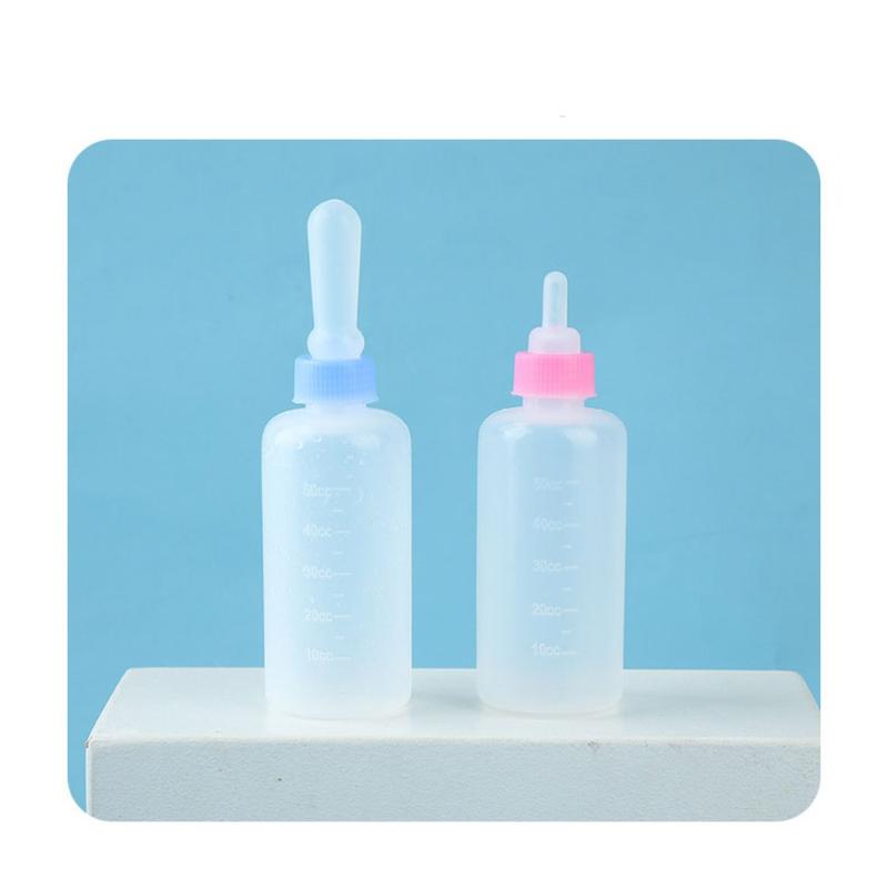 Product Introduction of 60ml Pet Milk Bottle Set Pet Silicone Milk Bottle Dog and Cat Feeding Water dispenser Pet Supplies 14