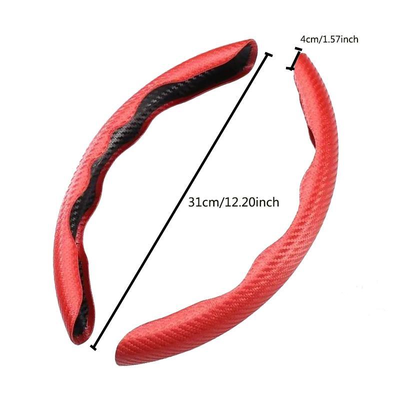 Product Introduction of Car Steering Wheel Cover, 1 Count Universal Anti-Slip Breathable Car Steering Wheel Protector, Durable & Decorative Accessories for Car 1