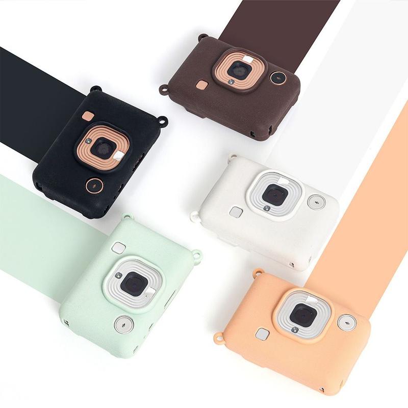 Vỏ máy ảnh Tức Thì silicon, Chống Mài Mòn, Màu Trơn Phụ kiện máy ảnh, Chống sốc, Vỏ bảo vệ mềm, cho Fujifilm Instax Mini Liplay, Năm 2024 1