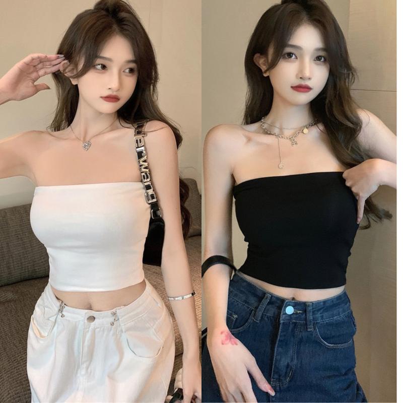 Áo Ống Croptop Nữ  Kiểu Áo Quây Bra Không Mút TBD05 Women