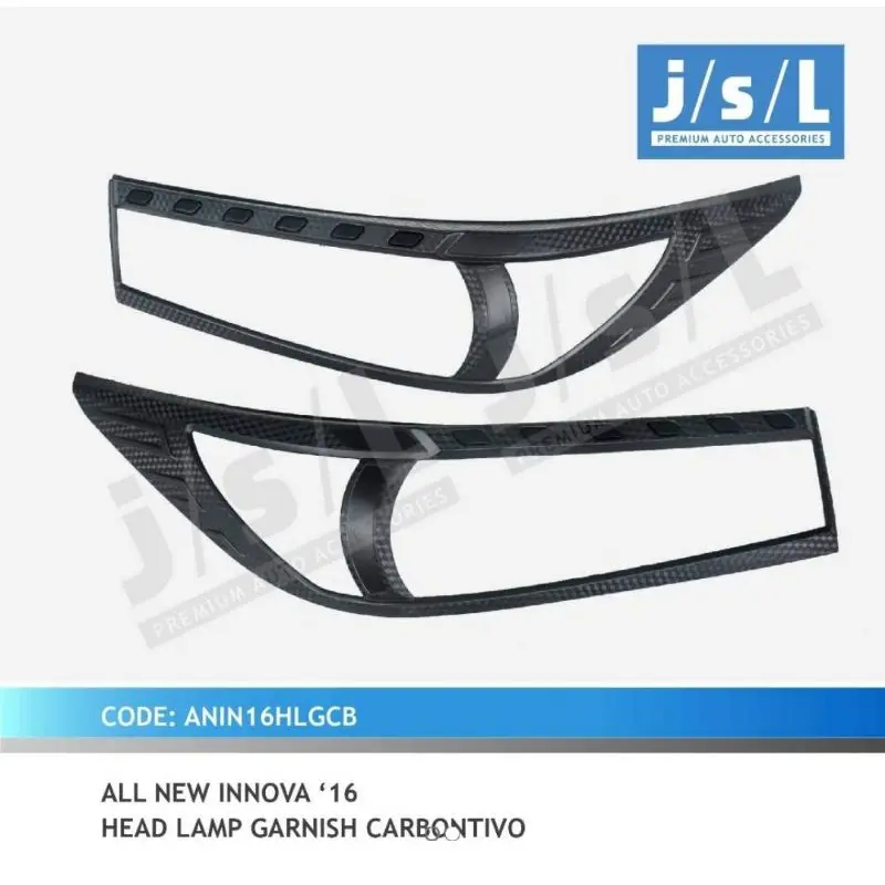 CARBON ALL NEW INNOVA REBORN 2016 2018 2021 2022 PAKET GARNISH DEPAN BELAKANG HEAD TAIL LAMP LIST LIS LAMPU COVER KARBON CARBON 2