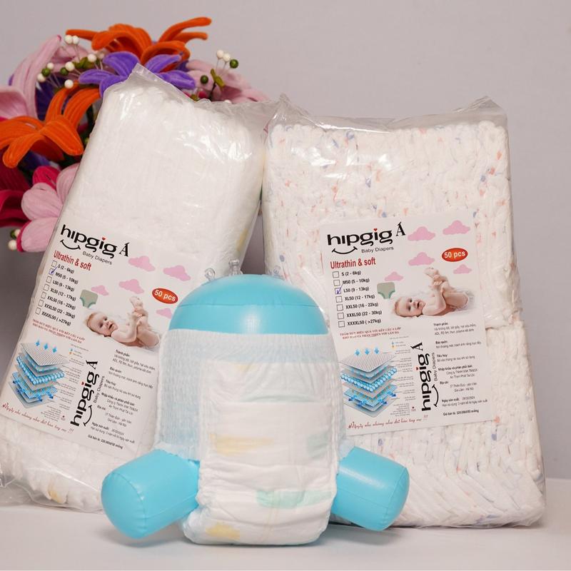 Combo 100 Quần bỉm HipGig A loại 1 xuất khẩu phiên bản nâng cấp Cho Bé Voi nệmđiềuhòa mátlạnh Women tã quần tã sơ