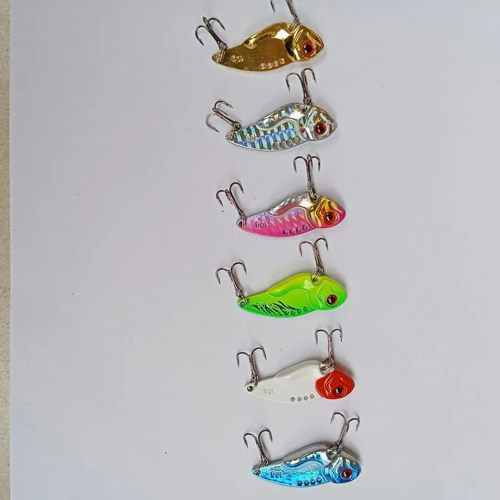 Mồi câu lure cá sắt VIB đầu tròn 7g,10g,12g mồi lure cá lóc, có 6 màu siêu nhậy