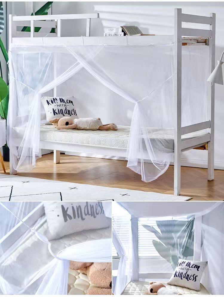 Product Introduction of Màn chống muỗi Ký Túc Xá, Kiểu Cũ, Kích Thước 0,9m Giường Đơn, 1,2m Giường Trên Cùng, Thích Hợp Cho Ký Túc Xá Sinh Viên, Loại Dây Kéo Thông Dụng, Năm 2025 5