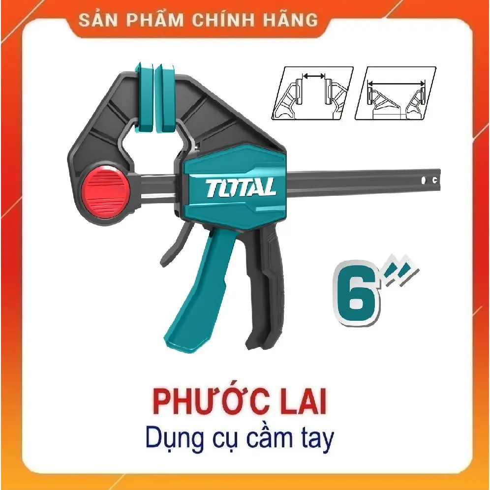 Kẹp nhanh Total 3 loại (6'' , 12'' , 18'' )