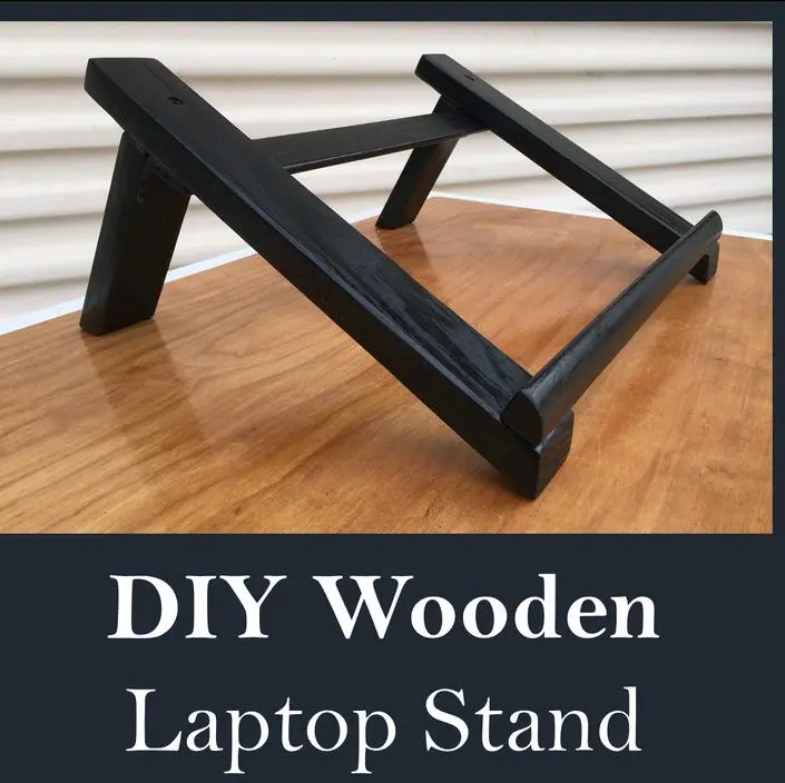 Dudukan Laptop Kayu - Ukuran 45 x 30cm - Computer