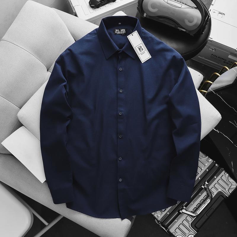 Product Introduction of Hardcode  Áo sơ mi tay dài công sở vải Oxford bigsize nam< 130 kg - oxford Trơn 22