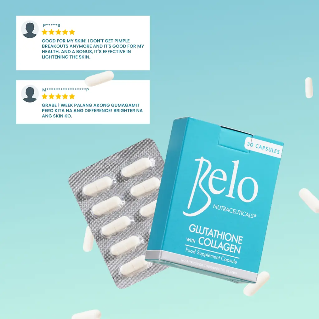 belo nutraceuticals glutathione collagen Belo Nutraceuticals Glutathione+Collagen 30s 25% off