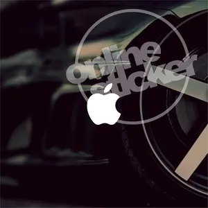 Stiker Ipone Logo size Ori | Cutting Ori Putih Dop