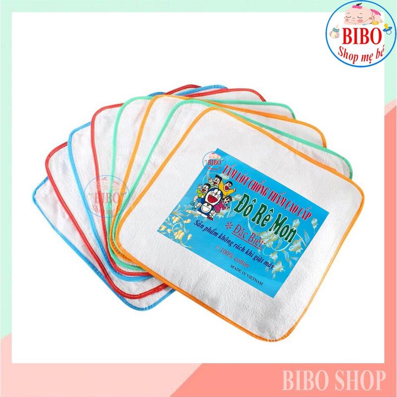 Bịch 10 Tấm Lót  Thay Tã Cho Bé Chống Thấm Giặt Máy Được, Tấm Lót Sơ Sinh 30*30cm_Drm Cho Bé Voi