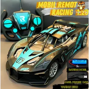 Lele Toys Ready1: 18 Rc Bugadi Veyron mobil remot mobil mobilan /Mainan Mobil Remote Control RC Mobil Deformasi