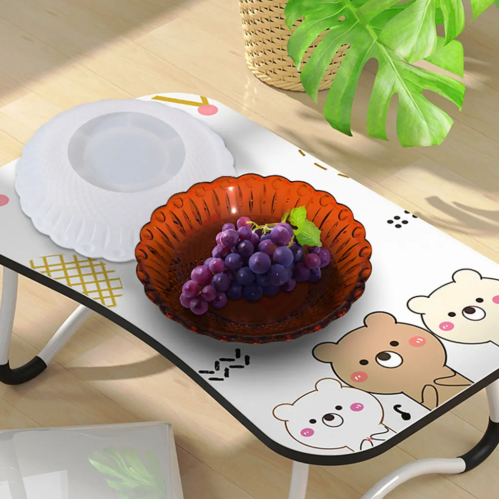 HENGy Tray Resin Mold Serving Board Plate Epoxy Resin Mould Fruit Tray DIY Mold Nut Snacks Tray Organizer Dish Silicone Mold