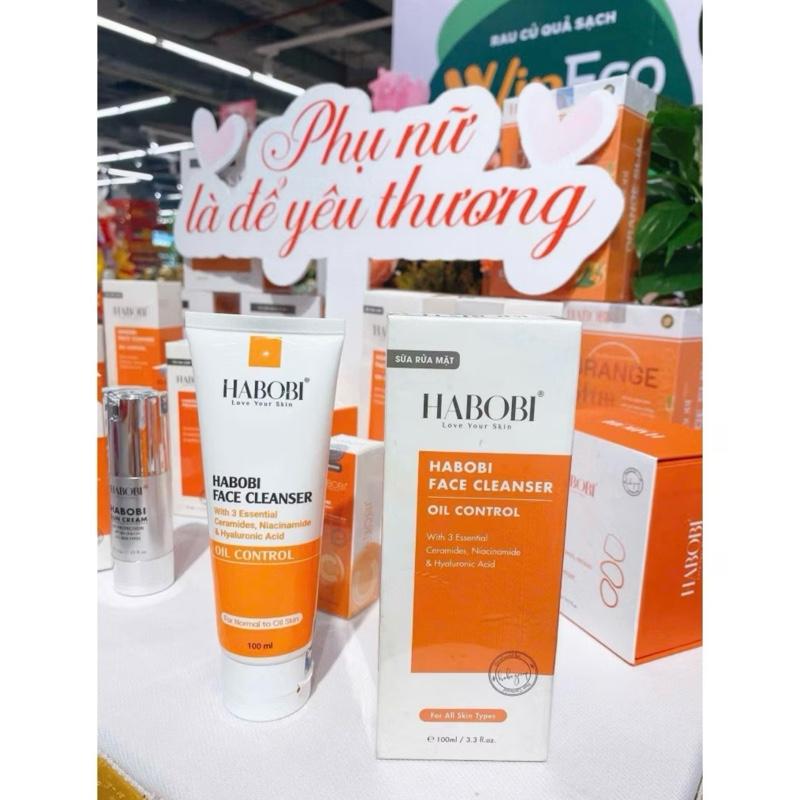 Sữa Rửa Mặt HABOBI Làm Sạch Da Mặt Lấy Đi Bụi Bẩn Dưỡng Trắng Da 100ml 3