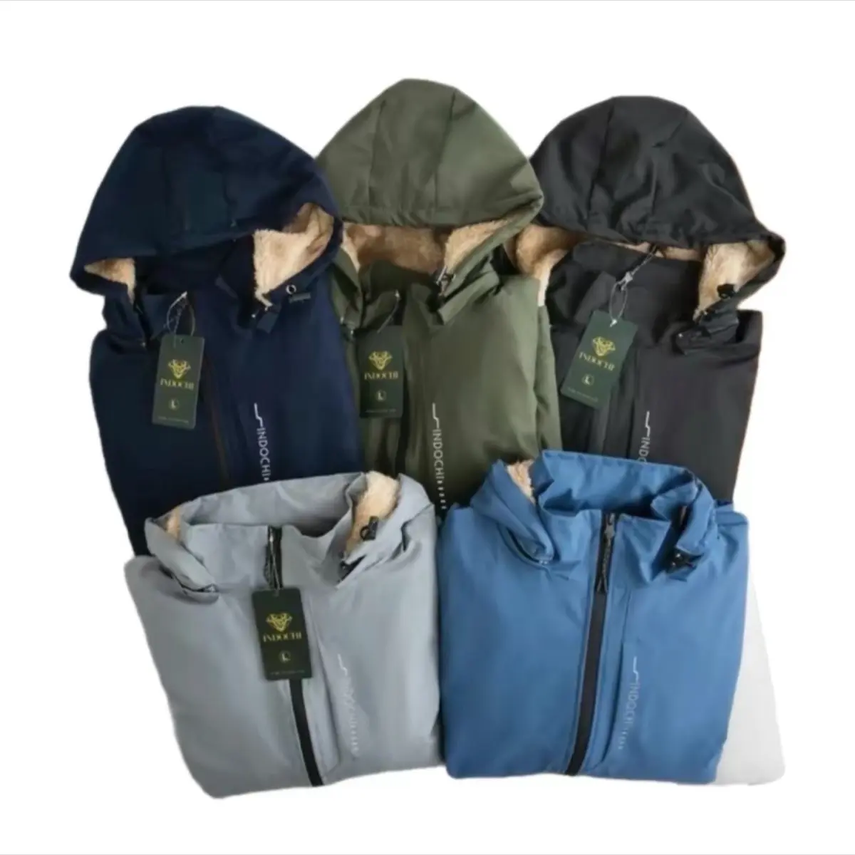 [40-80 kg]ÁO KHOÁC NAM SIÊU ẤM Với Thiết Kế 2 Lớp , Bên Trong LÓT LÔNG CỪU. Cản  Gió, Cản Bụi  Và Chống Thấm Nước Jacket Menswear